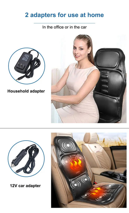 Heating Full Body Massager Cushion for Car or Home