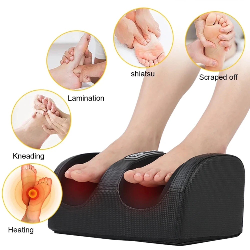 Electric Foot Massager with Heating Therapy